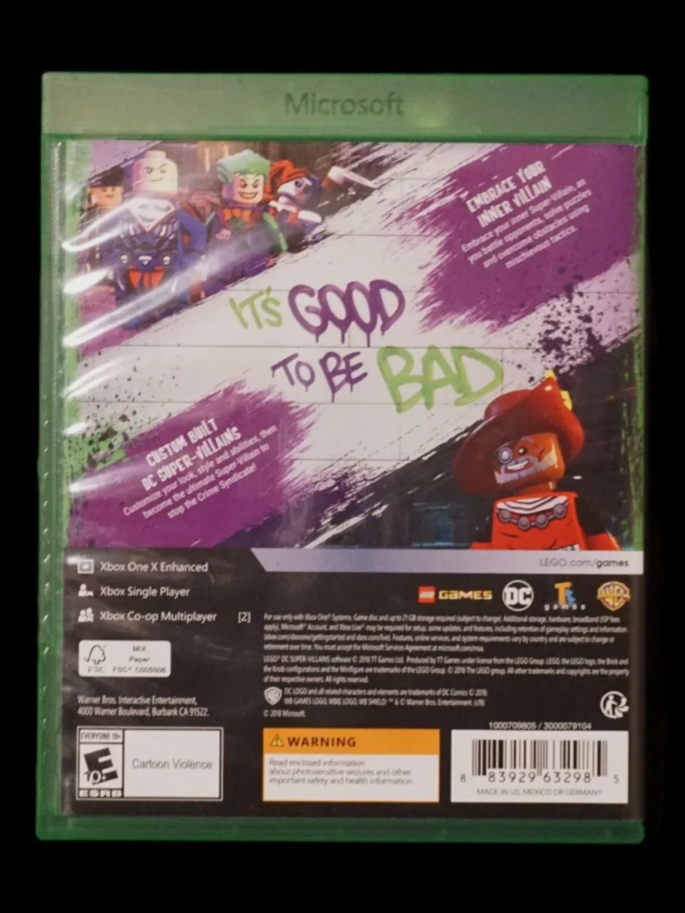 Xbox One Lego DC Super Villains Video Game
